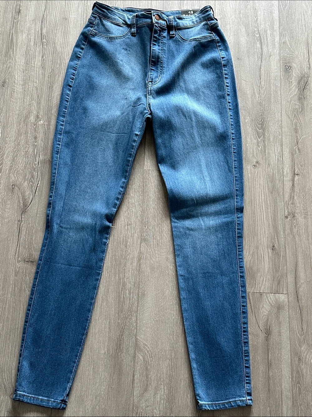 Fashion Nova Women's Skinny Jeans - Medium Blue Wash Women’s size